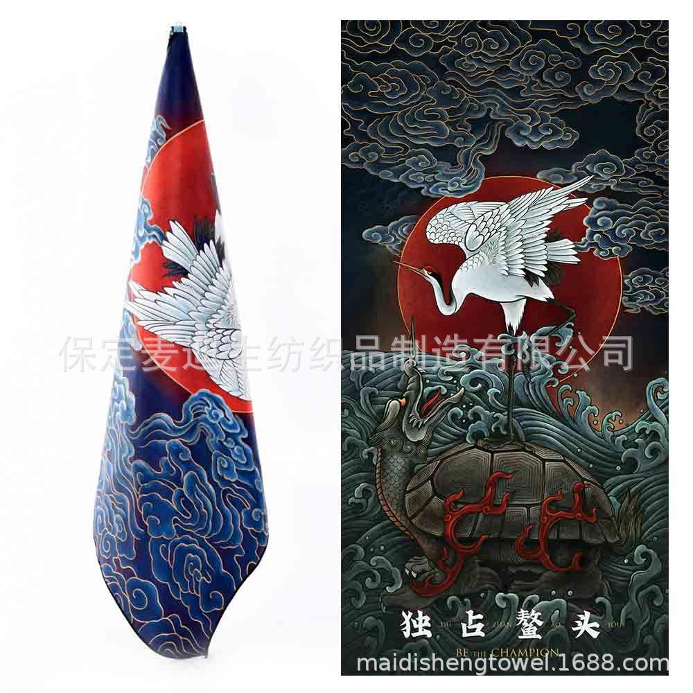 Full-page printing sand-free beach towels, soft water-absorbing quick-drying mesh bag packaging, cheerleading bath towels