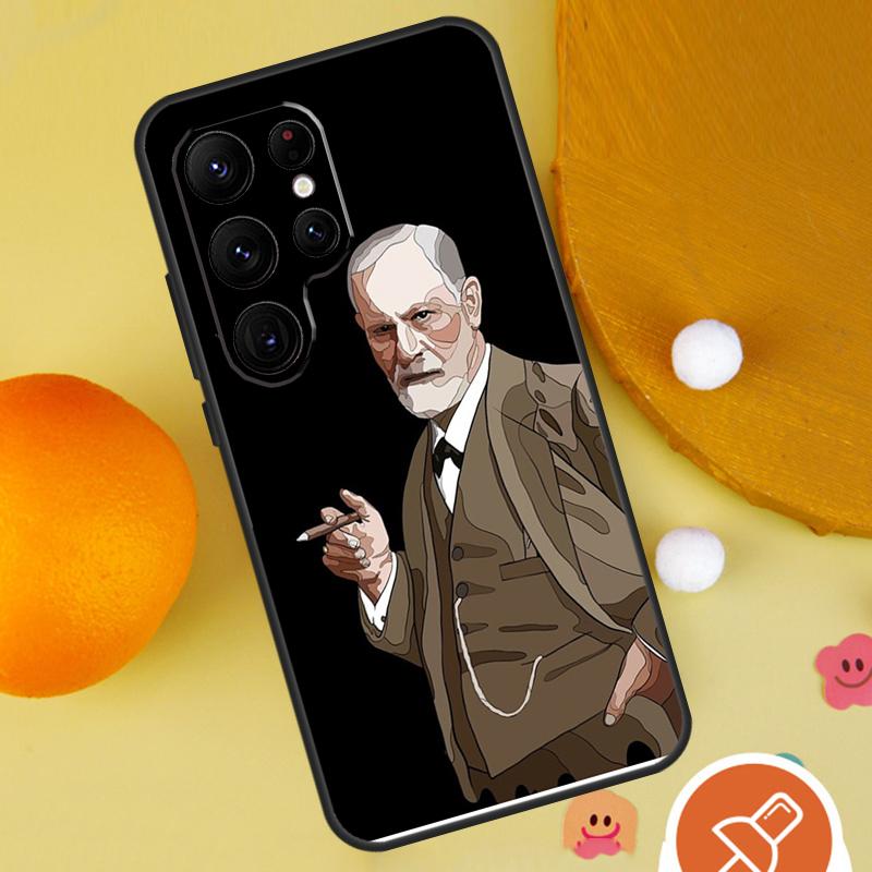 Sigmund Freud Phone Case For Samsung Galaxy S25 Ultra S23 S22 S21 Ultra S9 S10 S20 Plus S24 FE Funda Cover