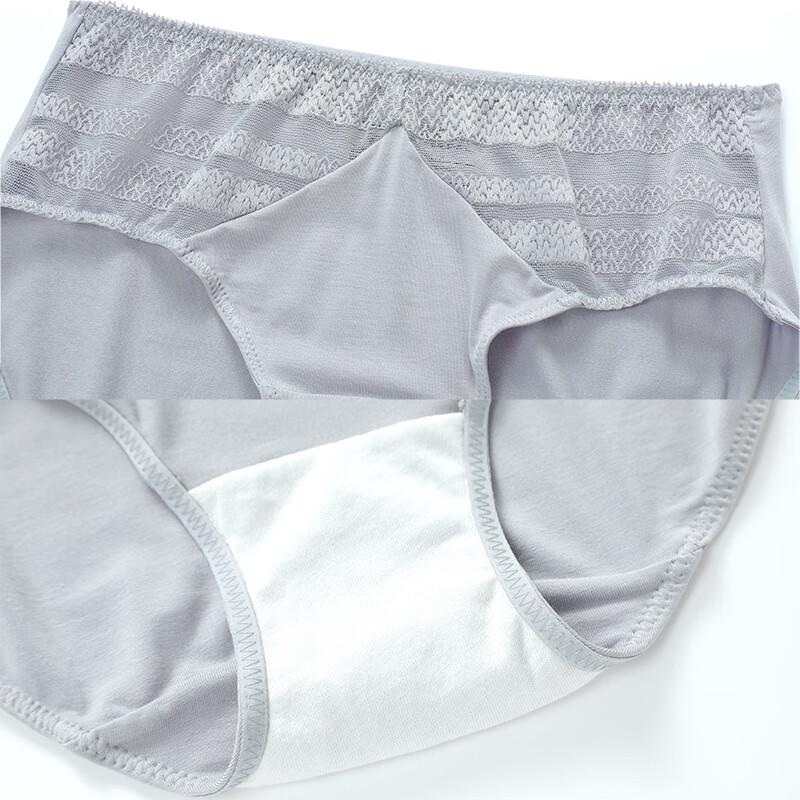 Женские трусы-слипы из модала с кружевом, средней посадки Anlifang