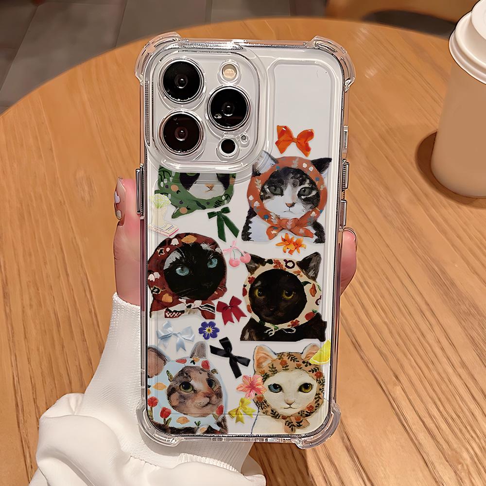 Colorful Cat Design Phone Case For Samsung A56 A26 A33 A54 A52 A51 A13 A73 A55 A53 A36 A35 A34 A32 A25 A24 A23 A16 A15 A14 4G 5G