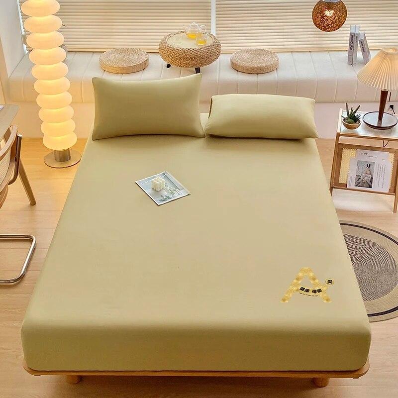 Высококачественная простыня, одинарный двойной матрас размера «king-size» с эластичной лентой, простыня 90x200 160x200, подходящая простыня