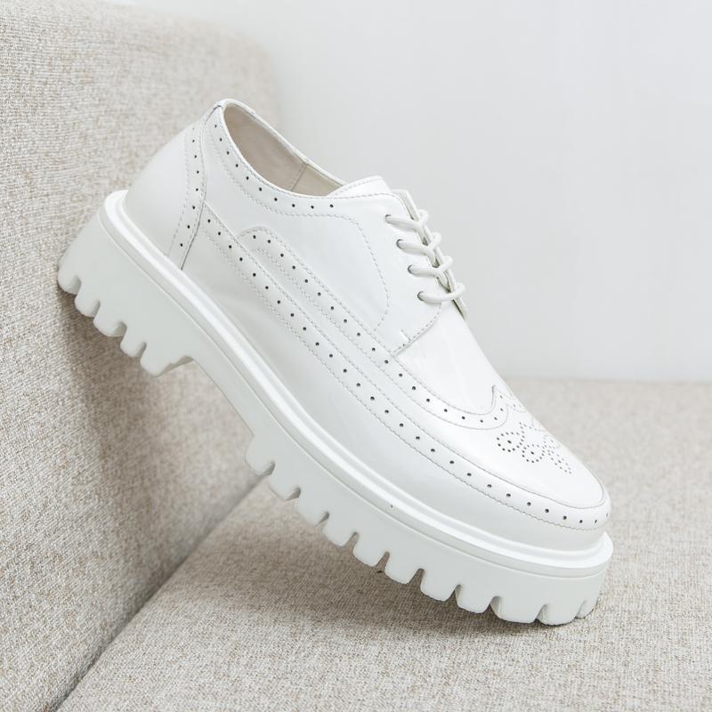 Fashion Korean Style Men's Design Thick Soled Men Casual Oxford Golden Fashionable Round Toe Gathering Comic Exhibition Large Size Shoes