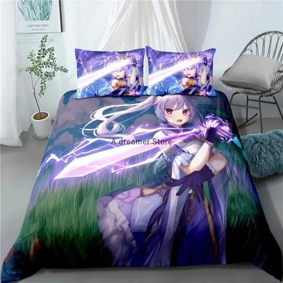 Touhou Project Ремилия Алая Фландрский Набор Постельного Белья 3D Печать Подходит для Спальни Комплект Пододеяльника С Наволочками Домашний Текстиль