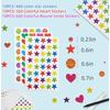 1440 Pcs Star Stickers for Reward Tiny Glitter Star Stickers in Multiple Colors Behavior Reward Stickers for School Classroom T