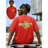 European sizes Heavy Saurus Dinosaur Band Art Boys T-Shirt Soft & Comfortable Everyday Top, Suitable for Home, Outdoor, Comfortable and Breathable