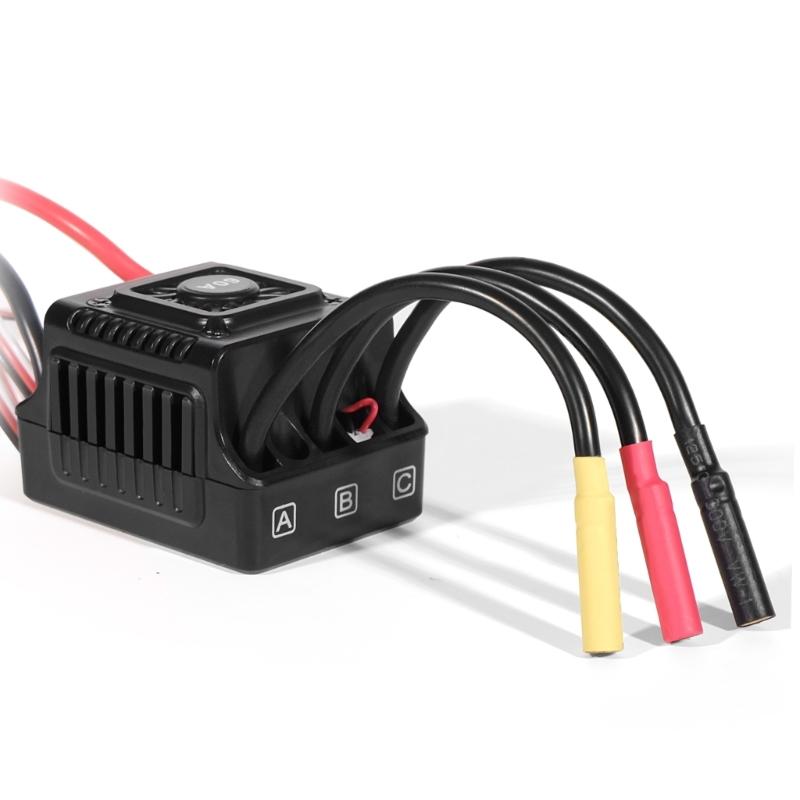 WSDT-60A Sensorless ESC Brushless Waterproof 60A for 1/10 For Various Brushless Servos Multiple Protections