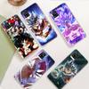 JW84 Dragon Ball Cartoon Прозрачный чехол для Samsung A04 A14 A23 M33 M53 Realme 10 9 C35 C55 VIVO Y02 X80 Infinix Hot 30 Note 11 Tecno Spark 8P Pro