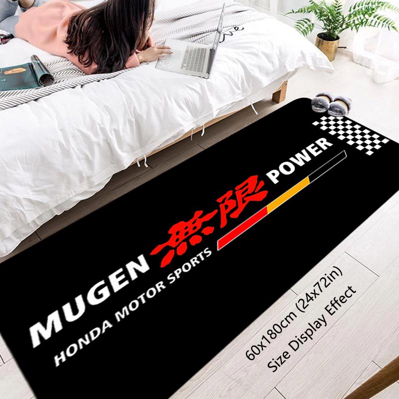 Floor Mat Non-slip Foot Rug for Entryway Mugen Power Hallway Carpet Kitchen Water Absorbed Rugs Fluffy Bedside Mats Home Decor