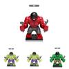 Халк Супергерой Большая Игрушка Экшн Мини Фигурки Строительные Блоки Прочный АБС-пластик Образовательный Подарок для Детей Зеленый Цвет Размер 7 см