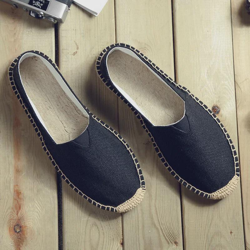 Retro Low-Top Espadrilles: Breathable, Sweat-Absorbing, Classic Loafers (Not Washable)