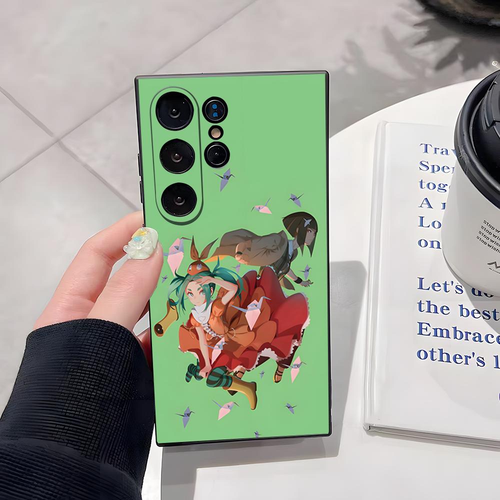 Чехол для телефона FCNB M Monogatari Yotsugi Ononoki для Samsung S26 Ultra S25 Edge Ultra S23 S22 S21 S20 Ultra Plus S24 Fe