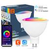 Suidhome Smart LED Bulb WIFI Connect GU5.3/MR16 DC12V Mini Spotlight 5W Lamp Work with Alexa Google Home RGBCW Color Change