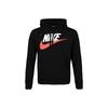Nike Спортивная одежда, пуловер с капюшоном и принтом логотипа, мужские топы, черный CZ9129-010