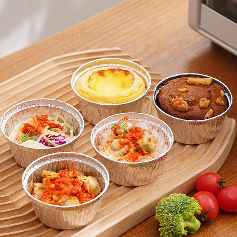 20 шт. Алюминиевая фольга для торта, фритюрница, формочки для микроволновки, фольга для еды, контейнер