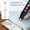 ABS Переводческая Ручка Цифровая Работа от Батареек Экран Однотонный Изучение Английского Языка Переводчик Сканер Читатель