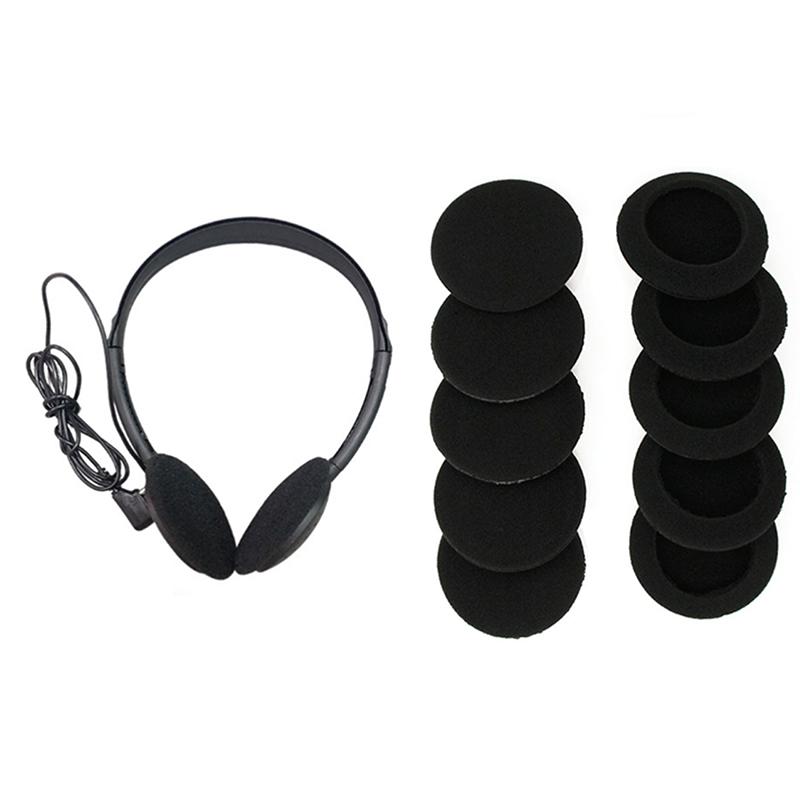 35Mm 40Mm 45Mm 50Mm 55Mm 60Mm 65Mm Headphone Replacement Foam Pad Ear Pad Sponge