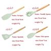 Wooden Handle Silicone Kitchenware Healthy Cookware Spatula Soup Spoon Brush Ladle Pasta Colander Non-stick Cookware Kitchen Tools