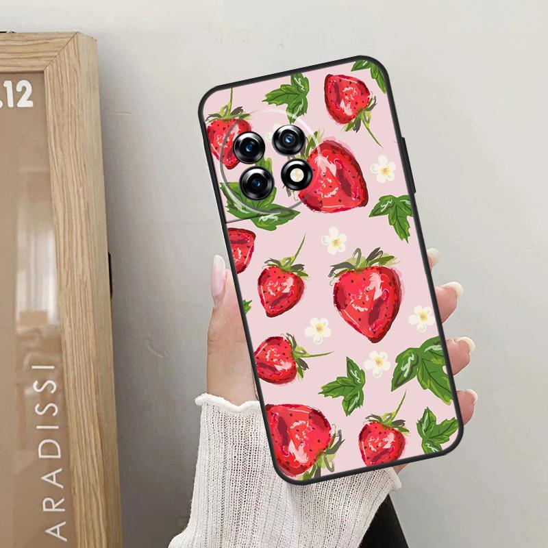 Милый клубничный чехол для OnePlus Nord 5 CE 4 3 2 Lite N20 N30 OnePlus 15 13 12 R 10T 13T 10R 8T 9 10 11