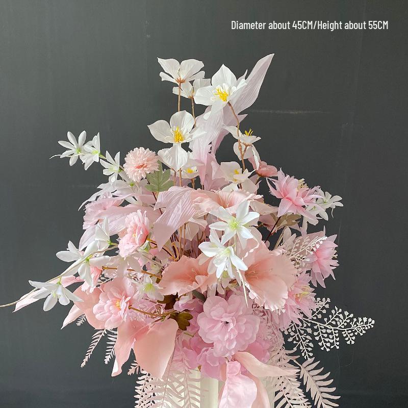 Искусственный Цветочный Декор для Свадебного Места Проведения: для Дорожки, Сцены и Банкетного Зала