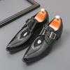 Мужские туфли из лакированной кожи большого размера, мужские трендовые деловые туфли, остроносые, закрывающие стопу, мужские кожаные туфли