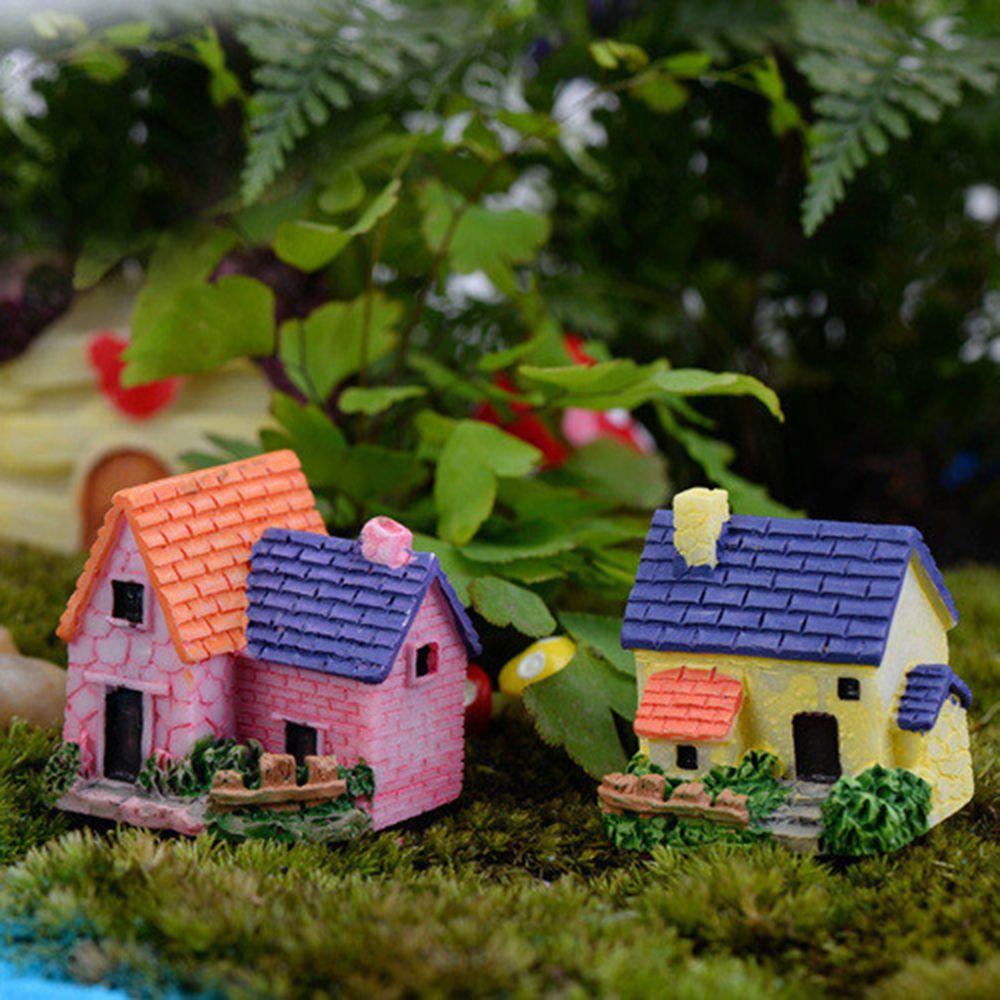 Dollhouse Castle Micro Landscape House Villa Figurines Fairy Garden Decoration Miniature Ornaments