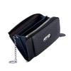 Bison Denim Fashion RFID Blocking Men Wallet Leather Carbon Fiber Card Holder Purse