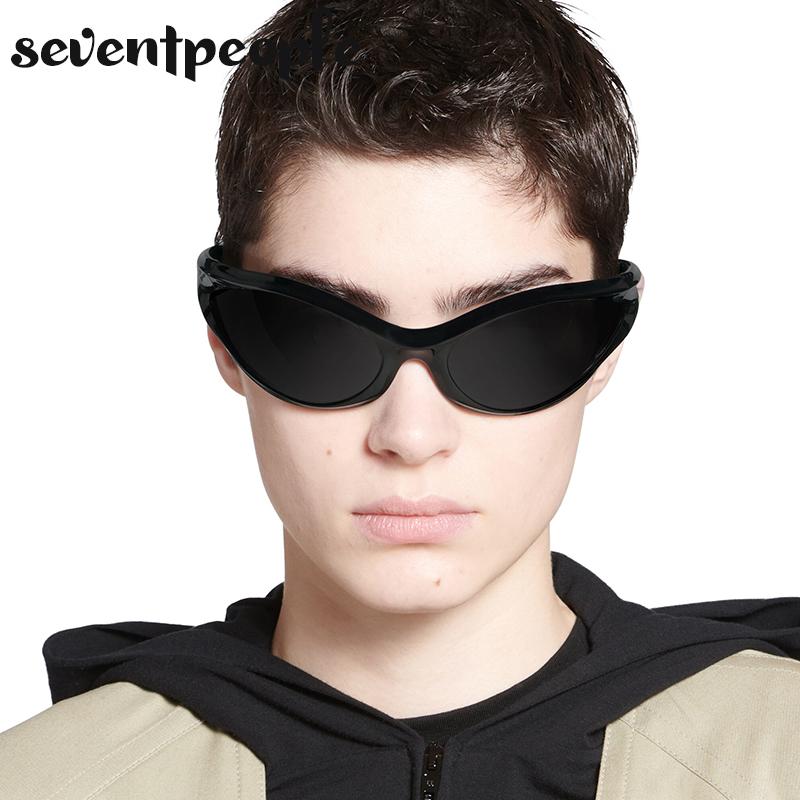 Dynamo Cat Eye Sunglasses Men Luxury Brand Designer New In Fashion Round Sun Glasses For Women Y2K Punk Sports Goggle Male