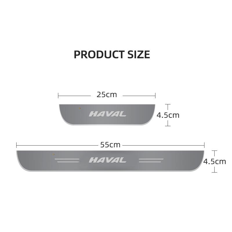 Подходит для Great Wall Haval H6 H2 H9 M6 F7 F7x автомобильная дверь световая лента подсветка салона светодиодная автомобильная противоцарапина подсветка порога