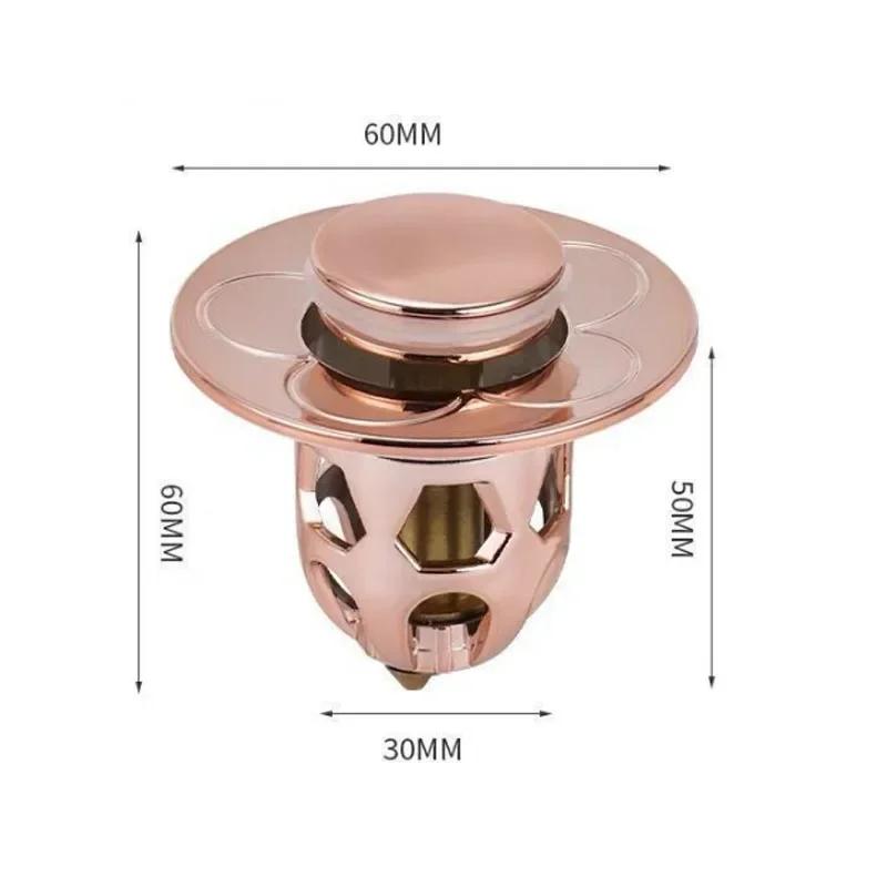 Сливная пробка, всплывающая пробка для раковины, сливной фильтр, клапан для ловли волос, сито для раковины для душа, пробка для ванны, сливная крышка для ванной комнаты