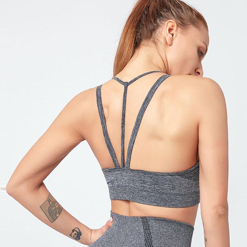 Бесшовные бюстгальтеры для йоги, спортивная одежда для женщин, спортивные топы, фитнес-тренировки, спортивный бюстгальтер