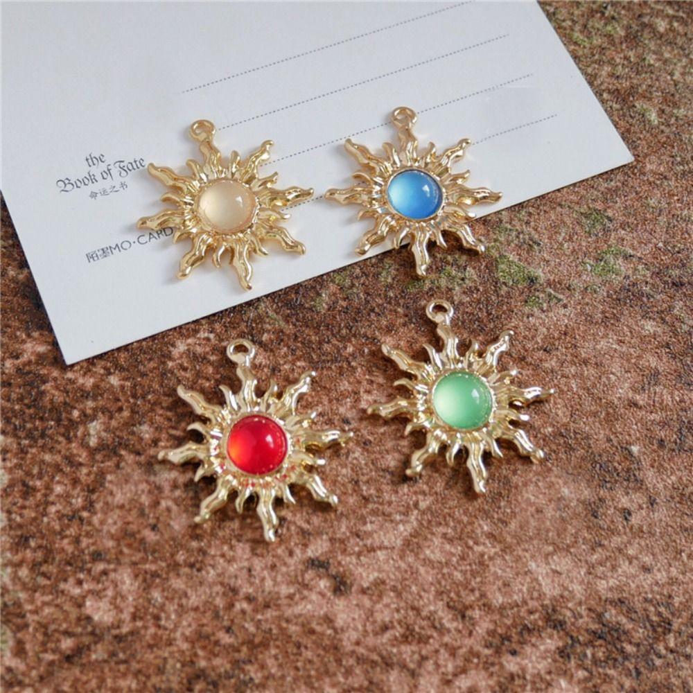 10 шт. очаровательные подвески в виде солнца из драгоценных камней своими руками, подвеска из драгоценных камней, ювелирные изделия, аксессуары, изготовление ювелирных изделий