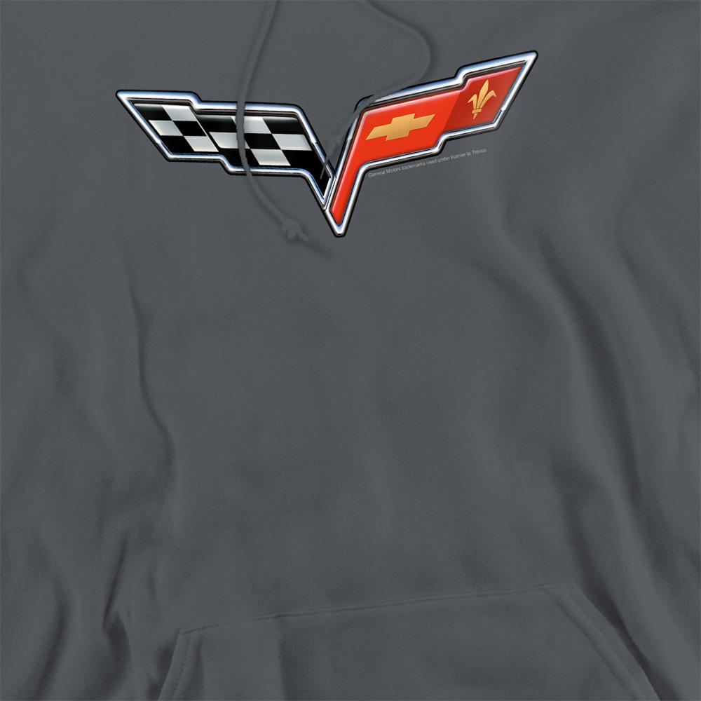 Chevrolet Unisex Adult The Vette Medallion Hoodie