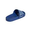 Adidas Adilette Shower J Королевский синий светящийся Детские кроссовки Светло-голубой JP5782