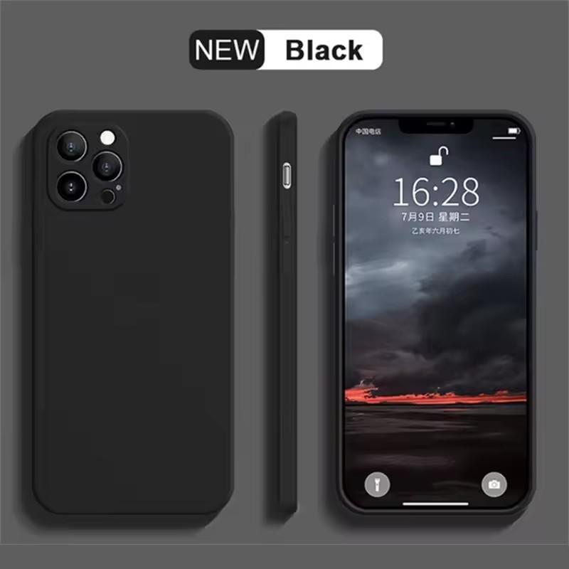 Роскошный оригинальный силиконовый чехол для телефона iPhone 16 15 14 13 12 Pro Max 16Plus, противоударный, мягкий