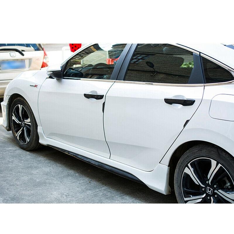 Обновление для Honda/Civic 10th 2016 2017 2018 Чехлы на дверные ручки автомобиля Авто Накладка на отделку Наклейки для тюнинга автомобиля