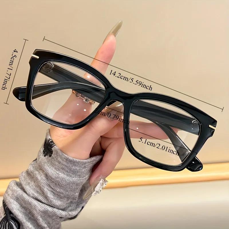 Fashionable Oversized-Frame Reading Glasses With High-Definition Lenses Women'S Ins Style Luxury Brand Designer Popular Eyewear