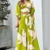 Womens 2026 Casual Set High-Waisted Printed T-Shirt Pants Outfit Office Wear Everyday Style