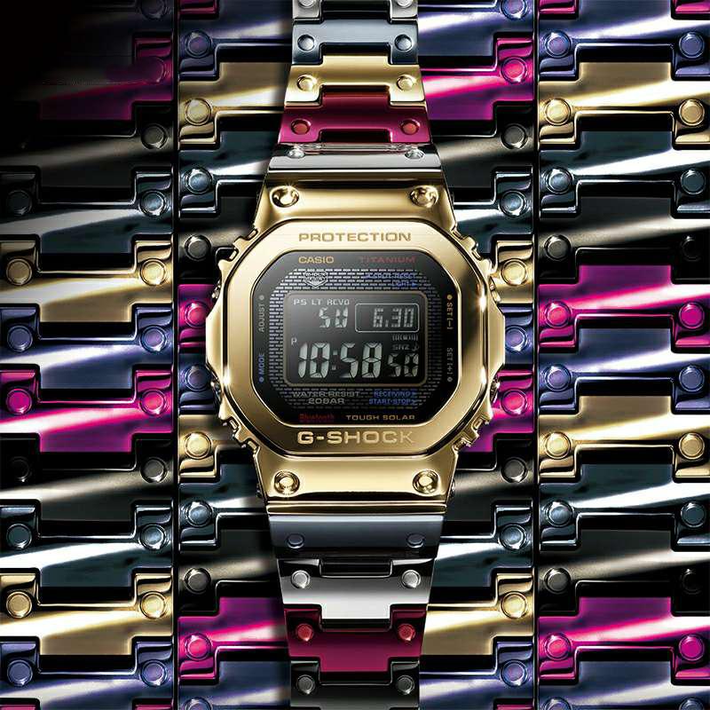 G-Shock Limited Edition Multi-Function Solar Quartz Movement Titanium Metal Strap Watch Men watches Black GMW-B5000TR-9
