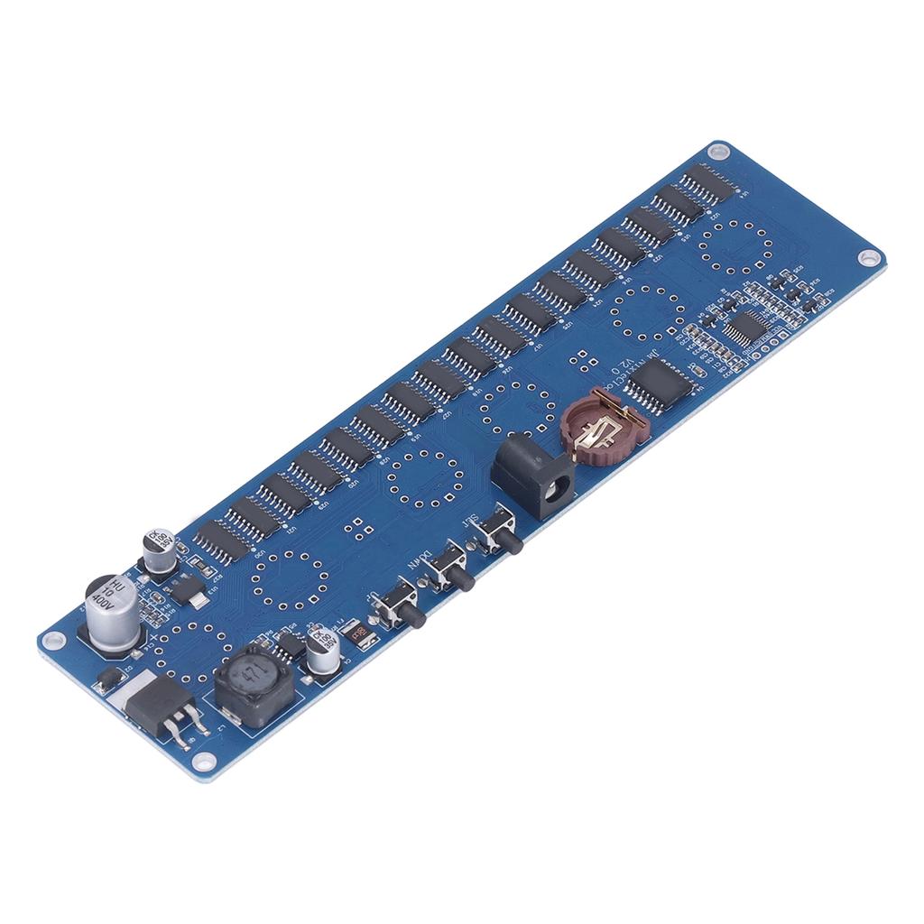 Комплект для самостоятельной сборки ламповых часов Nixie, многоцветный дисплей на 12 и 24 часа, IN14, комплект для сборки светящихся ламповых часов