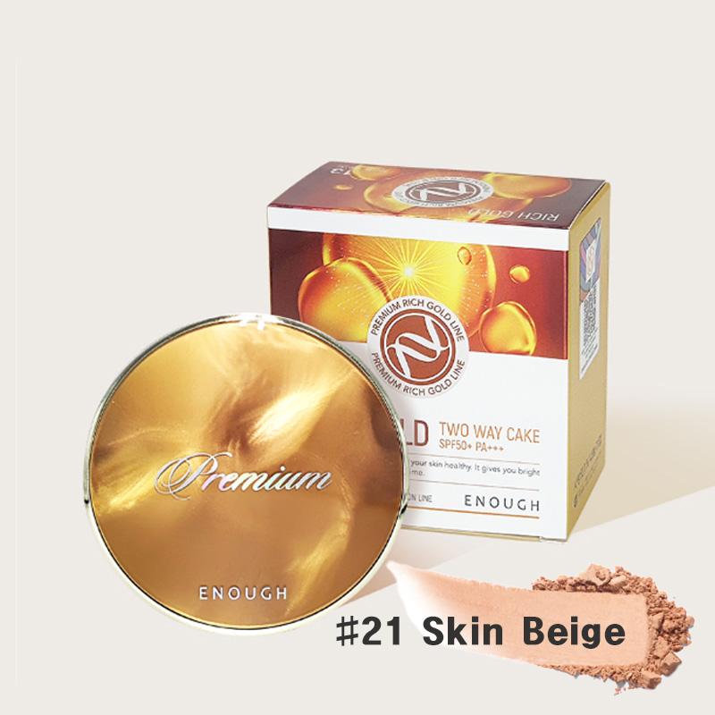 ENOUGH Premium Ultra X10/ 8Peptide/ Rich Gold Two-Way Cake SPF50+ PA+++ with Refill 11g (20 Options)