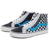 Vans Sk8 Переиздание Боковая молния Модные Клетчатые Высокие Кеды для Скейтборда Унисекс Кроссовки Черно-белые VN0007NZ9KM