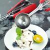 3pcs set Red/Black Cookie Scoop Set Stainless Steel Stainless Steel Scoop  Food Preparation