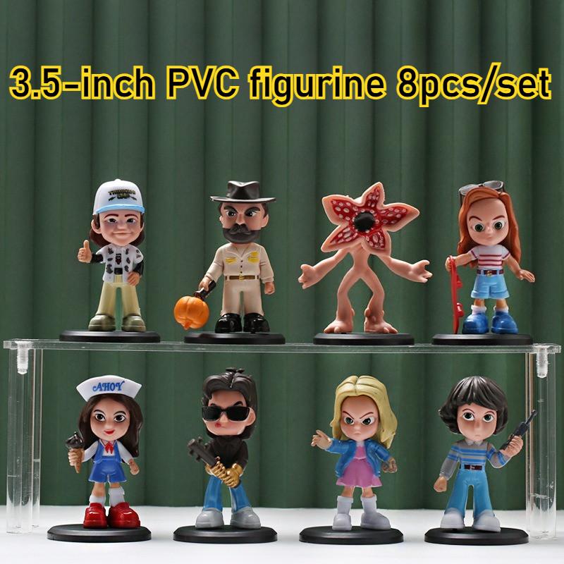 3,5-дюймовая фигурка незнакомца Стив Демогоргон Ужасные цветы Вещи Модель Орнамент Фигурки с подставкой