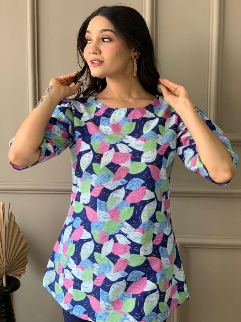 Женский комплект из чистого хлопка Курти Корд, праздничная одежда, индийский дизайнерский топ, туника, комплект с брюками Курта, платье