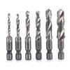 Bits Screw Thread Bit Screw Machine Shank Tap Drill Bits Hex Shank Titanium Plated Tap Drill Bit