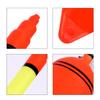 5pcs/set High Quality Plastic Bobber Eva Foam Ball Boia Fishing Night Float Light Stick