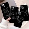 French Bulldog Case For Apple Iphone 11 13 14 12 Pro Max 7 8 Xr X 6 5 5s Se 2022 13promax Black Silicone Phone Funda