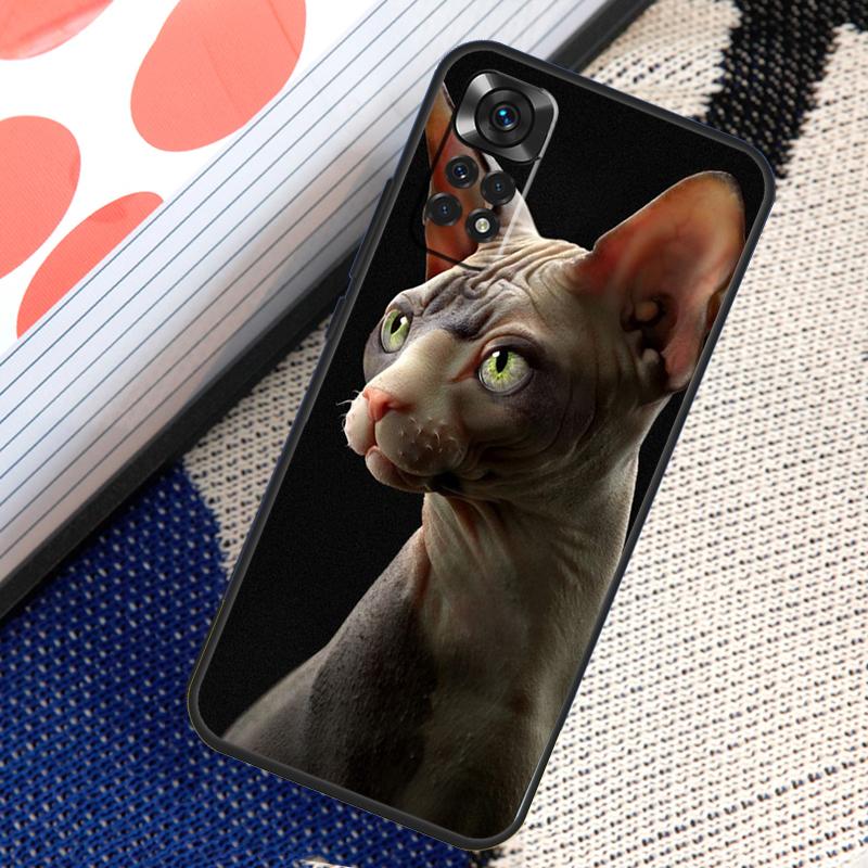 Чехол с рисунком кота сфинкса для Xiaomi Redmi Note 11 10 8 9 12 Pro Note 11S 10S 9S 8T Redmi 10 10C 12C 9C 9T