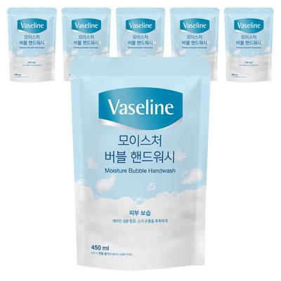 Aekyung Vaseline Увлажняющее пенное мыло для рук, сменный блок, 450 мл, 6 шт.