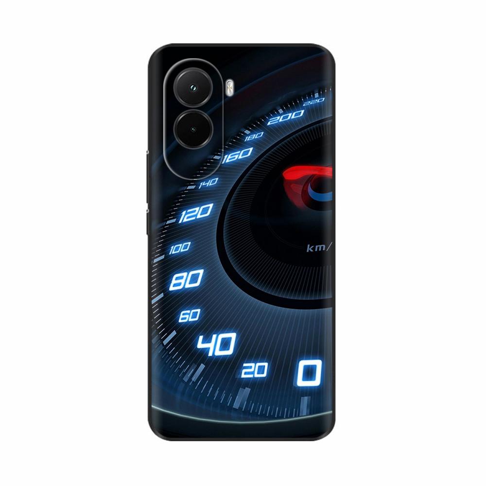 Чехол для телефона Xiaomi Poco M7 4G, мягкий силиконовый ТПУ задняя крышка для Poco M7 Pro 5G, ультратонкие чехлы с рисунком Цветок Череп